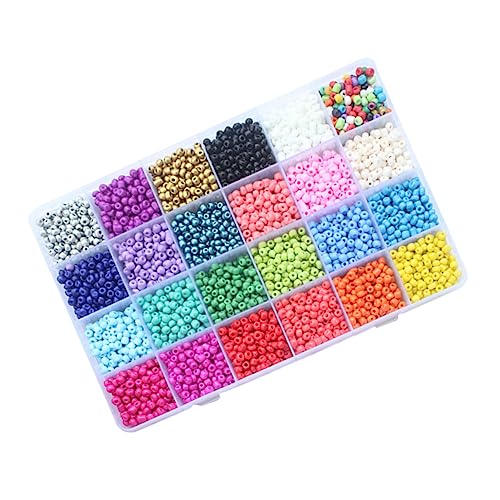 PLAFOPE Farben Unregelmäßige Stoving Varnish Perlen Set DIY Schmuckperlen für Armbänder Halsketten Ohrringe Langlebige Bastelperlen Zubehör für Individuelle Schmuckgestaltung von PLAFOPE