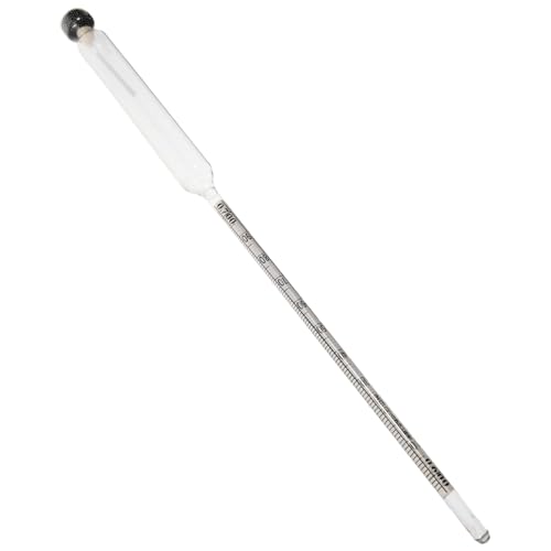 PLAFOPE Glas hydrometer für Petroleum und Flüssigkeiten Präzises Dichte messgerät aus Robustem Glas Vielseitig Einsetzbar in Labor Industrie und Petrochemie Langlebig und Bruchfest PLAFOPE Glas hydrometer für Petroleum und Flüssigkeiten Präzises Dichte messgerät aus Robustem Glas Vielseitig Einsetzbar in Labor Industrie und Petrochemie Langlebig und Bruchfest von PLAFOPE