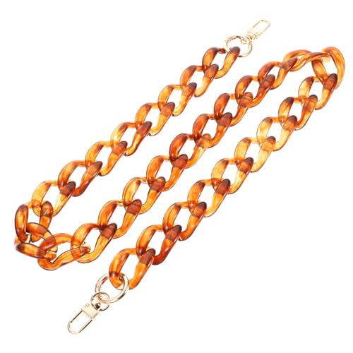 PLAFOPE Große Abnehmbare Acryl Taschenkette Fischgrät Design Ersatz Tragegurt für Umhängetasche Robust Dekorativ mit Schnallen für Einfache Montage und Vielseitige Verwendung von PLAFOPE