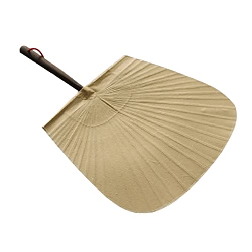 PLAFOPE Handgefertigter Japanischer Retro Papierfächer aus Bambus Traditioneller Dekorativer Fächer im Klassischen Stil Leicht und Robust als und Wohnaccessoire von PLAFOPE