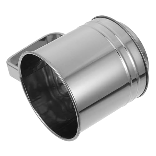 PLAFOPE Handlicher Edelstahl Mehlsieb Cup mit Feinem Sieb für Präzises von Mehl und Puderzucker Langlebig Multifunktional für Backen und Kochen Robustes Küchensieb für Professionelles PLAFOPE Handlicher Edelstahl Mehlsieb Cup mit Feinem Sieb für Präzises von Mehl und Puderzucker Langlebig Multifunktional für Backen und Kochen Robustes Küchensieb für Professionelles von PLAFOPE