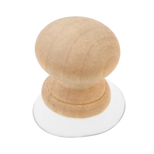 PLAFOPE Handlicher Holzgriff mit Starkem Saugnapf für Lineale Quilting Stencil Fixer Multifunktionales Nähwerkzeug Leichtes Patchwork tool für Präzises Quilten und DIY Projekte von PLAFOPE