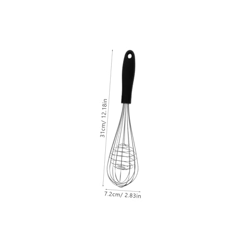 PLAFOPE Handmixer Mechanischer Schneebesen Edelstahl Handrührgerät mit Kugelkopf Ergonomischer Griff zum Schlagen Rühren Backen Kochen für Vielseitigen Kücheneinsatz von PLAFOPE
