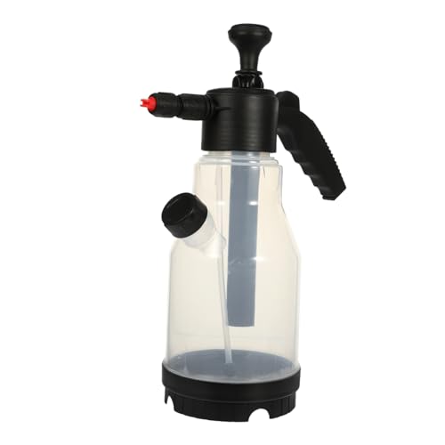 PLAFOPE Handpumpsprüher Schaumsprüher für Autowäsche Seitlicher Flüssigkeitsnachfüllung Leichter Kompakter Schaumdrucksprühflasche für Auto Motorrad und Wohnmobil von PLAFOPE