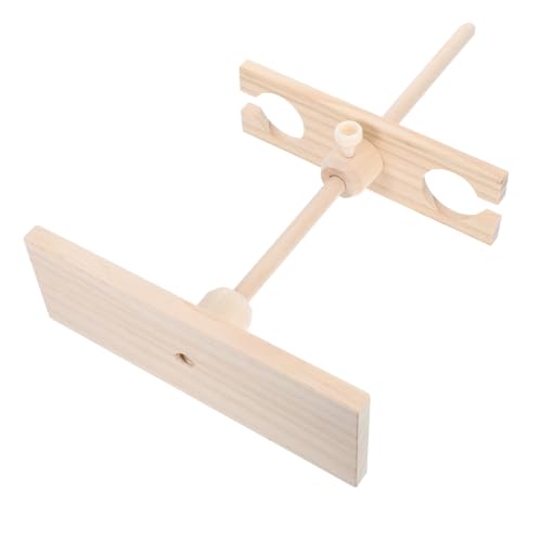 PLAFOPE Höhenverstellbarer Holz Trichterhalter für Labor Experimente Stabiler Holzständer für Scheidetrichter Flexibler Trichterständer für Schule und Forschung von PLAFOPE