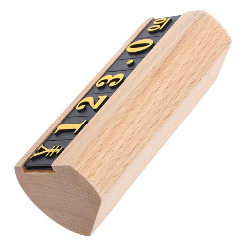 PLAFOPE Holz Preisschild Ständer Verstellbar Langlebig Eleganter Verkaufsdisplay Würfel für Schmuck Ladentheke Tischpreis Anzeige von PLAFOPE
