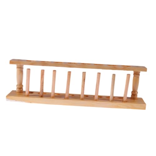 PLAFOPE Holz Reagenzglasständer Leichtes Labor Zubehör Säurebeständig Korrosionsfest für Schule und Heimlabor Teströhren Halterung Praktisch und Tragbar PLAFOPE Holz Reagenzglasständer Leichtes Labor Zubehör Säurebeständig Korrosionsfest für Schule und Heimlabor Teströhren Halterung Praktisch und Tragbar von PLAFOPE