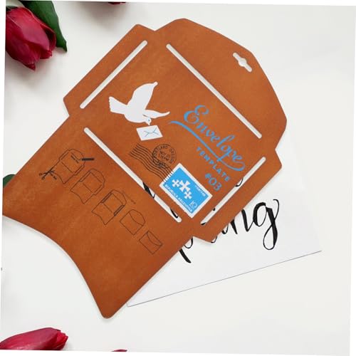 PLAFOPE Holzbriefumschlag Vorlage Vintage Schablone zum Umschlag Basteln Stabile Holzschablone für Einladungskarten DIY Umschlagherstellung Langlebiges Material für Kreative Grußkarten PLAFOPE Holzbriefumschlag Vorlage Vintage Schablone zum Umschlag Basteln Stabile Holzschablone für Einladungskarten DIY Umschlagherstellung Langlebiges Material für Kreative Grußkarten von PLAFOPE