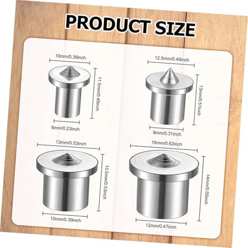 PLAFOPE Holzdübel Zentrierspitzen aus Edelstahl mit Dübelmarkierer Verschleißfestes Ausrichtungswerkzeug für Präzise Bohrlöcher bei Holzarbeiten Korrosionsbeständig PLAFOPE Holzdübel Zentrierspitzen aus Edelstahl mit Dübelmarkierer Verschleißfestes Ausrichtungswerkzeug für Präzise Bohrlöcher bei Holzarbeiten Korrosionsbeständig von PLAFOPE