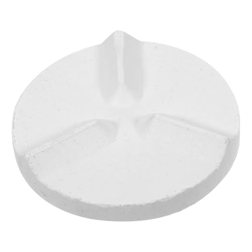 PLAFOPE Keramik Brennofen Matte Rundes Aluminiumoxid Tonstütze Hitzebeständig Langlebig Feuerfest Brennofenzubehör DIY Töpferwerkzeug für Hobbytöpfer und Brennöfen von PLAFOPE