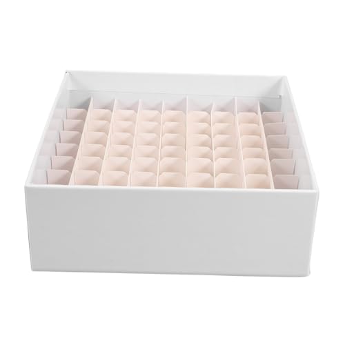PLAFOPE Kryogene Aufbewahrungsbox für Mikrozentrifugenröhrchen mit Fächern Integrierter Deckel Labor Probengefrierbox für Sichere Gefrierlagerung von PLAFOPE