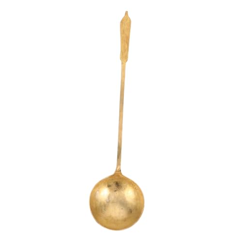 PLAFOPE Kupfer Zuckerlöffel mit Langem Griff Ergonomisch Geformter Hitzebeständiger Zuckerlöffel aus Reinem Kupfer für Traditionelle Chinesische Zuckerbildkunst Komfortabler Griff PLAFOPE Kupfer Zuckerlöffel mit Langem Griff Ergonomisch Geformter Hitzebeständiger Zuckerlöffel aus Reinem Kupfer für Traditionelle Chinesische Zuckerbildkunst Komfortabler Griff von PLAFOPE
