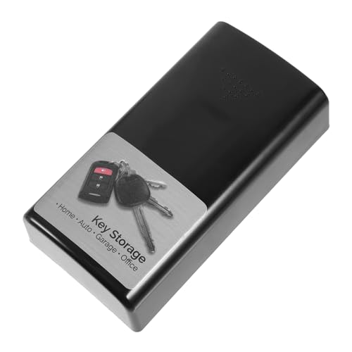 PLAFOPE Magnetischer Autoschlüssel Versteckbox mit Starkem Magnet Multifunktionale Schlüsselaufbewahrung und Diebstahlschutz Geeignet für Außenbereich Auto und Garage von PLAFOPE