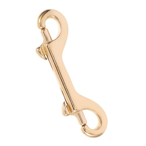 PLAFOPE Messing Doppel Karabinerhaken Drehgelenk für Taschen Gurte und Lederhandwerk Extra Sicherer Schnappverschluss für Schnelle Verbindungen PLAFOPE Messing Doppel Karabinerhaken Drehgelenk für Taschen Gurte und Lederhandwerk Extra Sicherer Schnappverschluss für Schnelle Verbindungen von PLAFOPE