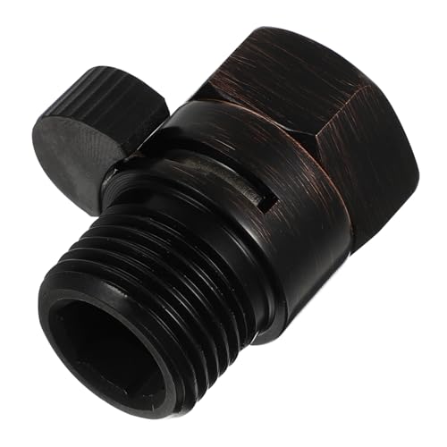 PLAFOPE Messing Durchflussregler Duschkopf Absperrventil Handbrause Wasser Druckminderer Ventil Schwarz für Dusche Handbrause Bidet Sprayer Flow Control PLAFOPE Messing Durchflussregler Duschkopf Absperrventil Handbrause Wasser Druckminderer Ventil Schwarz für Dusche Handbrause Bidet Sprayer Flow Control von PLAFOPE
