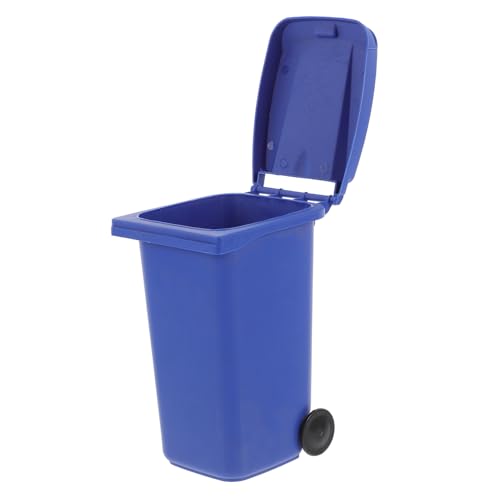 PLAFOPE Eleganter Mini-mülleimer Aus Kunststoff Kleiner Abfalleimer Fürs Büro Deckel Für Den Schreibtisch Dekorativer Aufbewahrungsbehälter Für Den Schreibtisch von PLAFOPE