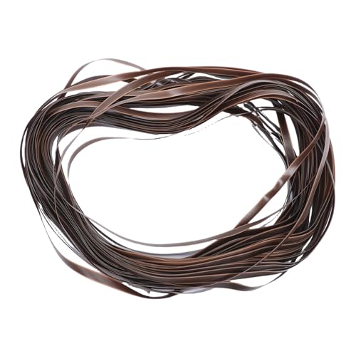 PLAFOPE PE Rattan Webbing Kaffee Farbverlauf Flexibel für Möbel Reparatur Korb Handwerk DIY Zubehör von PLAFOPE