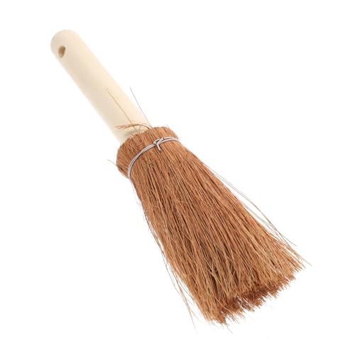PLAFOPE Palm Topfbürste aus Holz mit Weichen Kokosnussborsten Langlebige Spülbürste für Geschirr und Töpfe Rutschfester Griff Vielseitig Einsetzbar Küche Leicht zu Reinigen von PLAFOPE