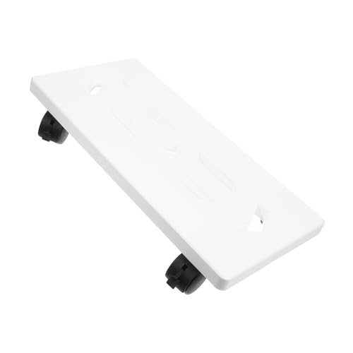 PLAFOPE Pc Pc Computer-host-Halterung Cpu-ständer Computer-bodenständer Desktop-tower-ständer Computer-host-Inhaber Beweglicher Ständer Cpu-rack Computerständer Turm Stehen Weiß Kunststoff von PLAFOPE