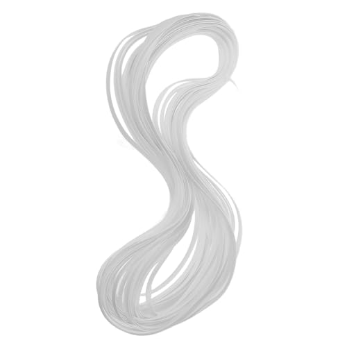 PLAFOPE Plastik Rattan Reparaturband Weiß Langlebiges PE Material Flach und Flexibel für Stuhl und Gartenmöbelreparatur Sowie DIY Flechtprojekte Wie Körbe und Möbelverkleidung von PLAFOPE