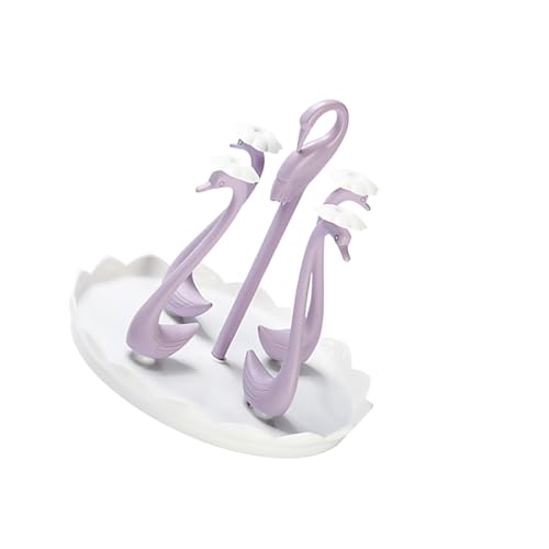 PLAFOPE Plastikbecherhalter Stufiger Tassenständer mit Schwan Design Drehbarer Becherhalter aus Langlebigem Kunststoff für Küche Esszimmer und Getränkeaufbewahrung PLAFOPE Plastikbecherhalter Stufiger Tassenständer mit Schwan Design Drehbarer Becherhalter aus Langlebigem Kunststoff für Küche Esszimmer und Getränkeaufbewahrung von PLAFOPE
