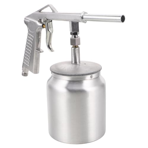 PLAFOPE Pneumatische Spritzpistole Autosprühfarbe Möbelsprühfarbe Lackierpistole Automobilfarbensprühwerkzeug Autofarbenspray Kfz -Unterschichtspray pneumatischer Sprüher Rostfreier Stahl von PLAFOPE