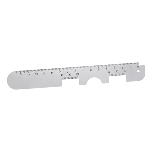 PLAFOPE Pupillendistanzmessgerät Aluminium Doppelseitige Messung und Kompaktes Tragbares Augenmessgerät für Optiker Präzises Pd Gerät für Brillenanpassung Weiß PLAFOPE Pupillendistanzmessgerät Aluminium Doppelseitige Messung und Kompaktes Tragbares Augenmessgerät für Optiker Präzises Pd Gerät für Brillenanpassung Weiß von PLAFOPE