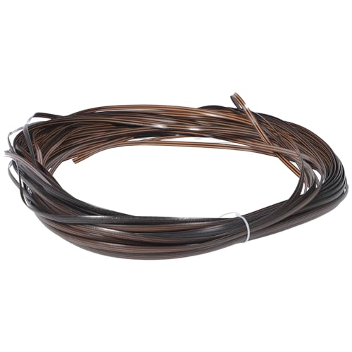 PLAFOPE Rattan Reparaturband PE Kunststoff Wicker Repair Material Wetterfest Strapazierfähig für Gartenmöbel Stuhl Sitzbank Reparatur Kaffee Farbverlauf von PLAFOPE