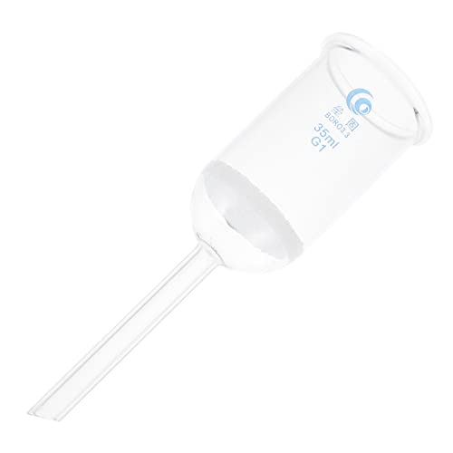 PLAFOPE Sandkerntrichter Vakuumfilter Filter Trichter Labortrichter Säurebeständiger Trichter Experiment Trichter Filtertrichter Glas G1 von PLAFOPE