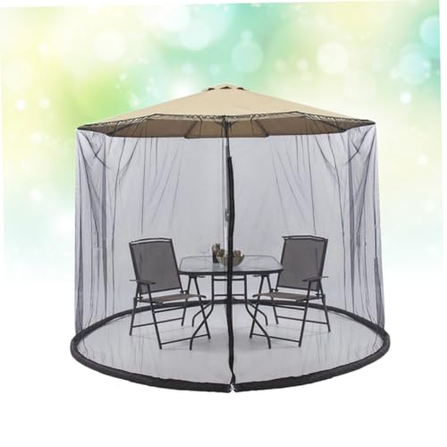 PLAFOPE Sonnenschirm Abdeckung mit Moskitonetz Zipper Insektenschutznetz für Garten Terrasse Outdoor Faltbar Sonnenschutz Installieren Schwarz PLAFOPE Sonnenschirm Abdeckung mit Moskitonetz Zipper Insektenschutznetz für Garten Terrasse Outdoor Faltbar Sonnenschutz Installieren Schwarz von PLAFOPE