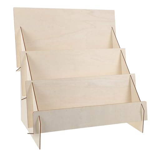 PLAFOPE Stufiger Holz Organizer für Grußkarten Telefonhalter Prospektdisplay Multifunktionaler Schreibtischständer für Büro Zuhause Verkaufsstände PLAFOPE Stufiger Holz Organizer für Grußkarten Telefonhalter Prospektdisplay Multifunktionaler Schreibtischständer für Büro Zuhause Verkaufsstände von PLAFOPE