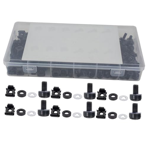 PLAFOPE Teiliges Schraubenset für Schränke mit Quadratischem Loch Karusselmuttern und Unterlegscheiben aus Hochwertigem Langlebig Einfach zu Montieren Geeignet für Hardware Montage von PLAFOPE