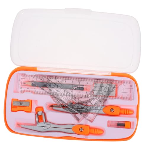 PLAFOPE Teiliges Set mit Winkelmesser Lineal Radiergummi und Robustes Kunststoff und Metallmaterial und Leicht für Schüler für Schule und Zeichnungen PLAFOPE Teiliges Set mit Winkelmesser Lineal Radiergummi und Robustes Kunststoff und Metallmaterial und Leicht für Schüler für Schule und Zeichnungen von PLAFOPE