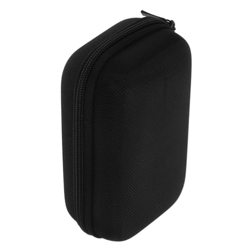 PLAFOPE Tragbare Schlanke Aufbewahrungstasche Für Elektronische Geräte Mit Netztasche Für Kabel Minidrucker Schwarze Digitalkameratasche von PLAFOPE