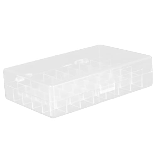 PLAFOPE Transparente Acryl aufbewahrungsbox Fächer Robust Langlebig für Bastelbedarf Fingerfarben Schwämme Schmuck Perlen Multifunktional für Zuhause Schule Büro von PLAFOPE