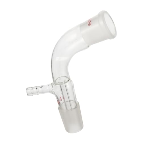 PLAFOPE Transparenter Glas-destillationsanschluss Labor-glasrohr für Chemieunterricht Laborbedarf Leichtes Praktisches Verbindungselement für Experimentelle Versuche PLAFOPE Transparenter Glas-destillationsanschluss Labor-glasrohr für Chemieunterricht Laborbedarf Leichtes Praktisches Verbindungselement für Experimentelle Versuche von PLAFOPE