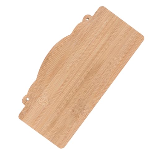 PLAFOPE Unlackiertes DIY Holzschild mit Löchern zum Aufhängen Rechteckige Blanko Holzplakette für Laden Hochzeit Shower Weihnachtsdeko Vielseitig Bemalbares Holzbrett von PLAFOPE