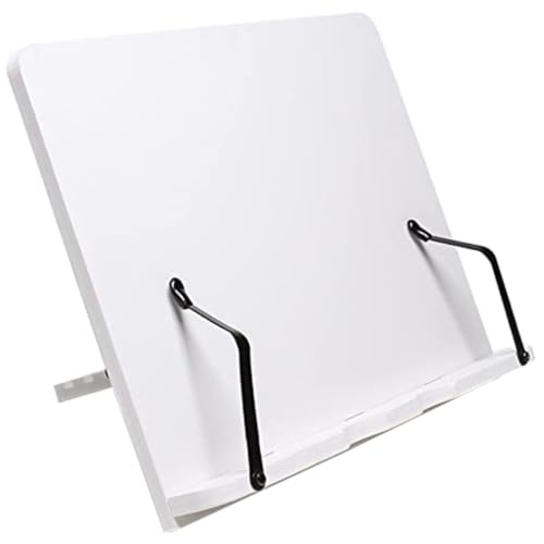 PLAFOPE Verstellbarer Holz Buchständer Leseständer für Bücher Kochbücher Noten Lesefreundlicher Buchhalter Desktop Buchhalterung aus Premium Holz von PLAFOPE