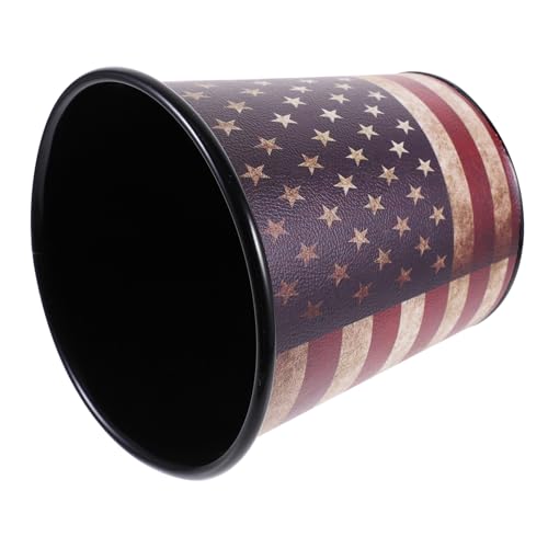 PLAFOPE Vintage Mini Schreibtisch Mülleimer aus Robustem Eisen Multifunktionaler Papierkorb für Wohnzimmer und Büro Großer Öffnungsbereich Dekorativer Retro Abfalleimer ohne Deckel für PLAFOPE Vintage Mini Schreibtisch Mülleimer aus Robustem Eisen Multifunktionaler Papierkorb für Wohnzimmer und Büro Großer Öffnungsbereich Dekorativer Retro Abfalleimer ohne Deckel für von PLAFOPE