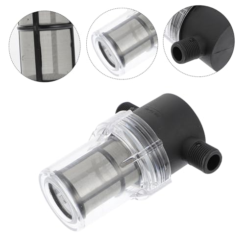 PLAFOPE Wasserpumpen filter Außengewinde In line Feinfilter Mesh Wassersieb mit Hoher Filtration für Hauswasserwerk und Gartenschlauch Robust Installieren von PLAFOPE