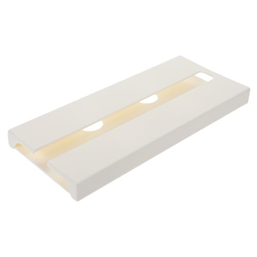 PLAFOPE Weinregal Weiß Hängend Unter Schrank Glashalter Weinbecherhalter Platzsparend Küche Organizer für Zuhause Bar Restaurant Fach Aufbewahrung Hochstielige Gläser Sicher Kratzfrei von PLAFOPE