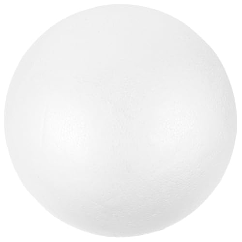 PLAFOPE Weiße Styroporkugel Fest DIY Bastelball Weihnachtskugel Deko Ornamente Baumschmuck Bastelmaterial Pädagogisch Kreativ von PLAFOPE