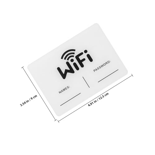 PLAFOPE Wlan Passwortschild aus Klarem Acryl Wifi Password Sign Board für Gästezimmer Langlebiges Sichtbares Wifi Hinweis schild für Geschäfts Wohnräume PLAFOPE Wlan Passwortschild aus Klarem Acryl Wifi Password Sign Board für Gästezimmer Langlebiges Sichtbares Wifi Hinweis schild für Geschäfts Wohnräume von PLAFOPE