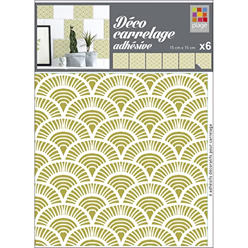 PLAGE 6 Fliesen Sticker Okoppe Anisfarbe, Vinyl, Green, 15 x 0.1 x 15 cm PLAGE 6 Fliesen Sticker Okoppe Anisfarbe, Vinyl, Green, 15 x 0.1 x 15 cm von PLAGE