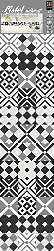 Wand Bordüre selbstklebend LISTEL Faenza, 180 x 5 cm, Schwarz Wand Bordüre selbstklebend LISTEL Faenza, 180 x 5 cm, Schwarz von PLAGE