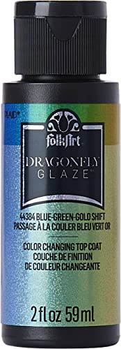 PLAID ENTERPRISES, INC. FOLKART Color BLU/GRN/GO, Blau, Grün, Gold Shift, 59 ml (1 Stück) von FolkArt