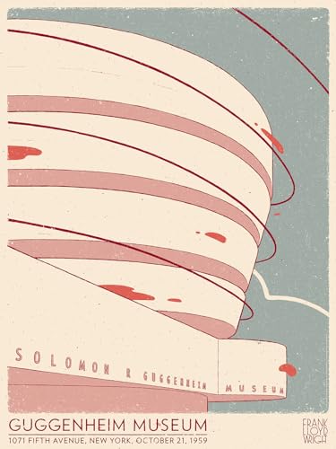 PLAKAT - Poster - Guggenheim Museum - Bloom - Limitierte Edition (Siebdruck) von PLAKAT