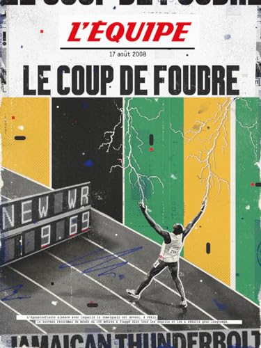 PLAKAT - Poster – L'Equipe – Bolt (Digigraphie) von PLAKAT