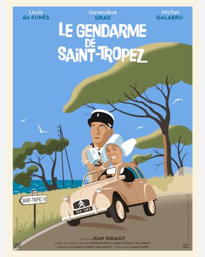 PLAKAT - Poster – Le Gendarme (A) – (30 x 40 cm) von PLAKAT