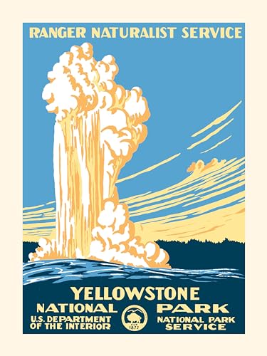 PLAKAT - Poster – Yellowstone (30 x 40 cm) von PLAKAT